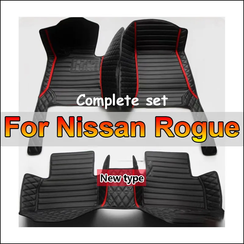 Car Floor Mats For Nissan Rogue X-Trail X Trail T32 2014~2020 Carpets Pad Leather Rugs Mat Set Accessories 2015 2016