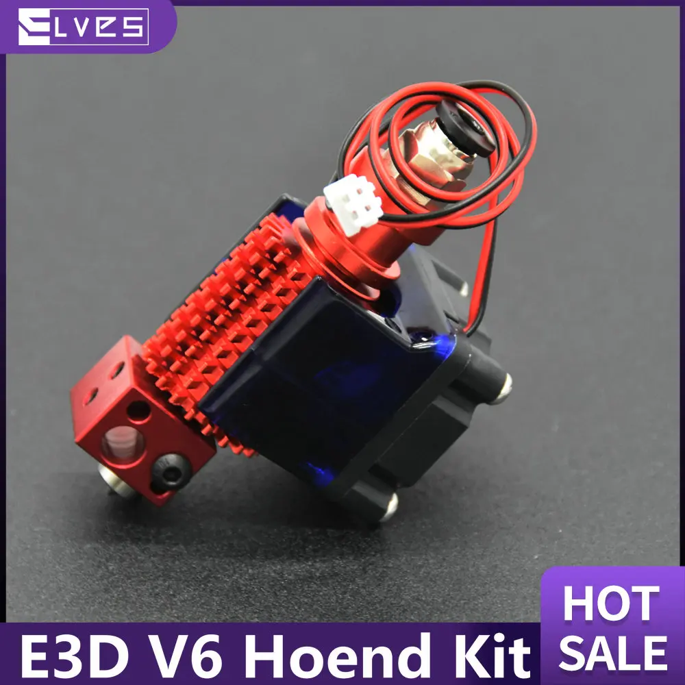 ELVES Novo E3D V6 Hoend Kit рассеиватель тепла Remoto 1,75/3,0 мм фильтр Bowden для V6 J-head экструдер