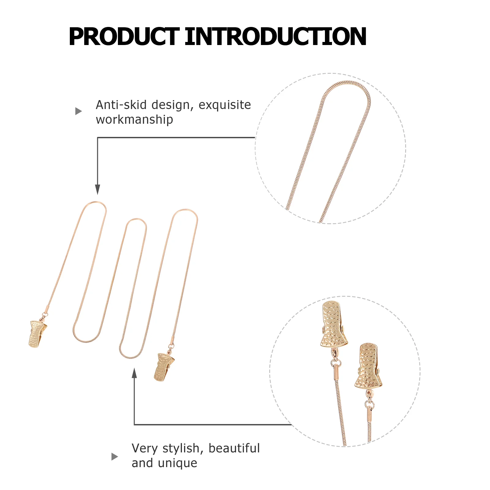 z metalowym łańcuszkiem do okularów zabezpieczeniem przed upadkiem. Маска подвесной аксессуар ремешок