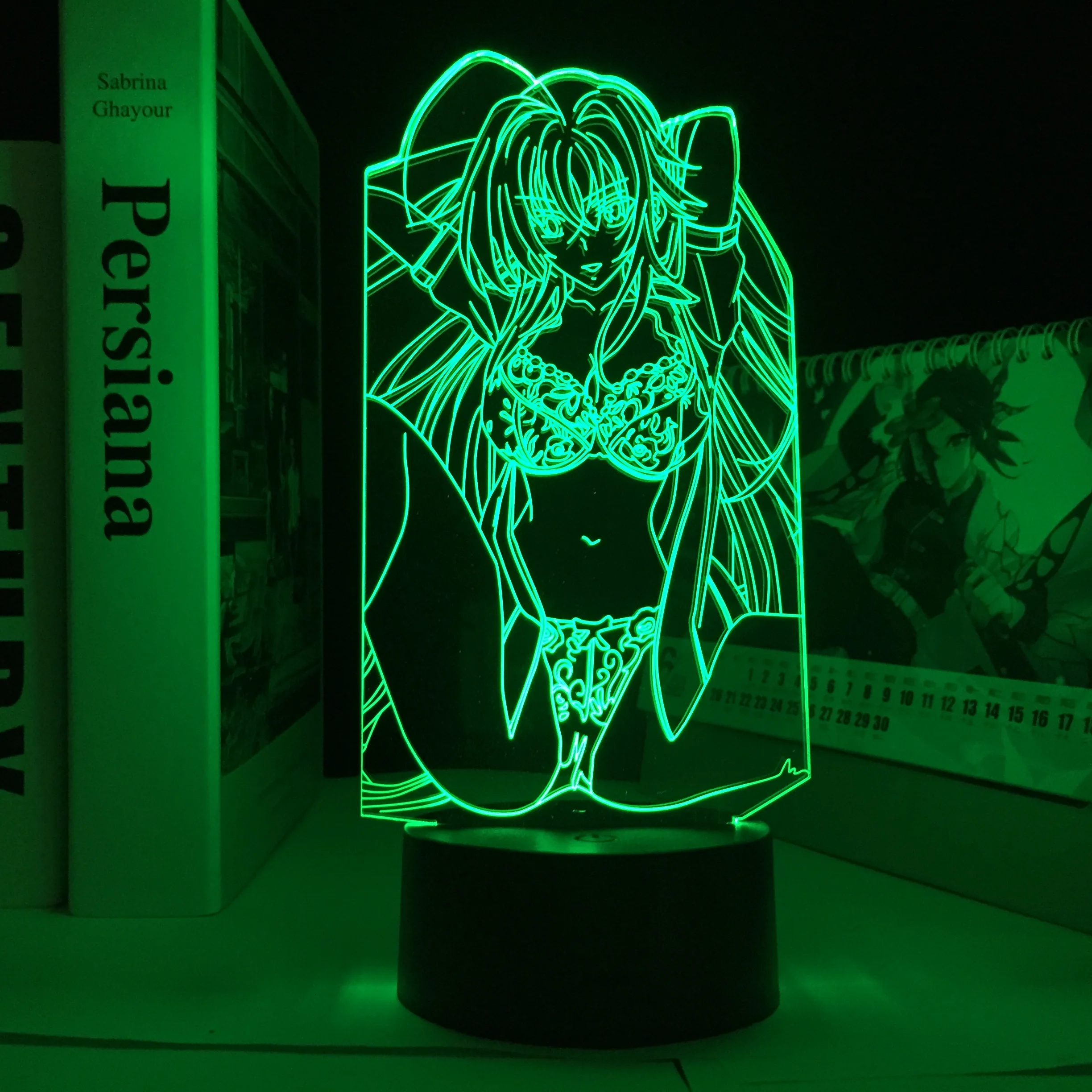 Ночник Rias Gremory для украшения спальни подарок на день рождения комнатный