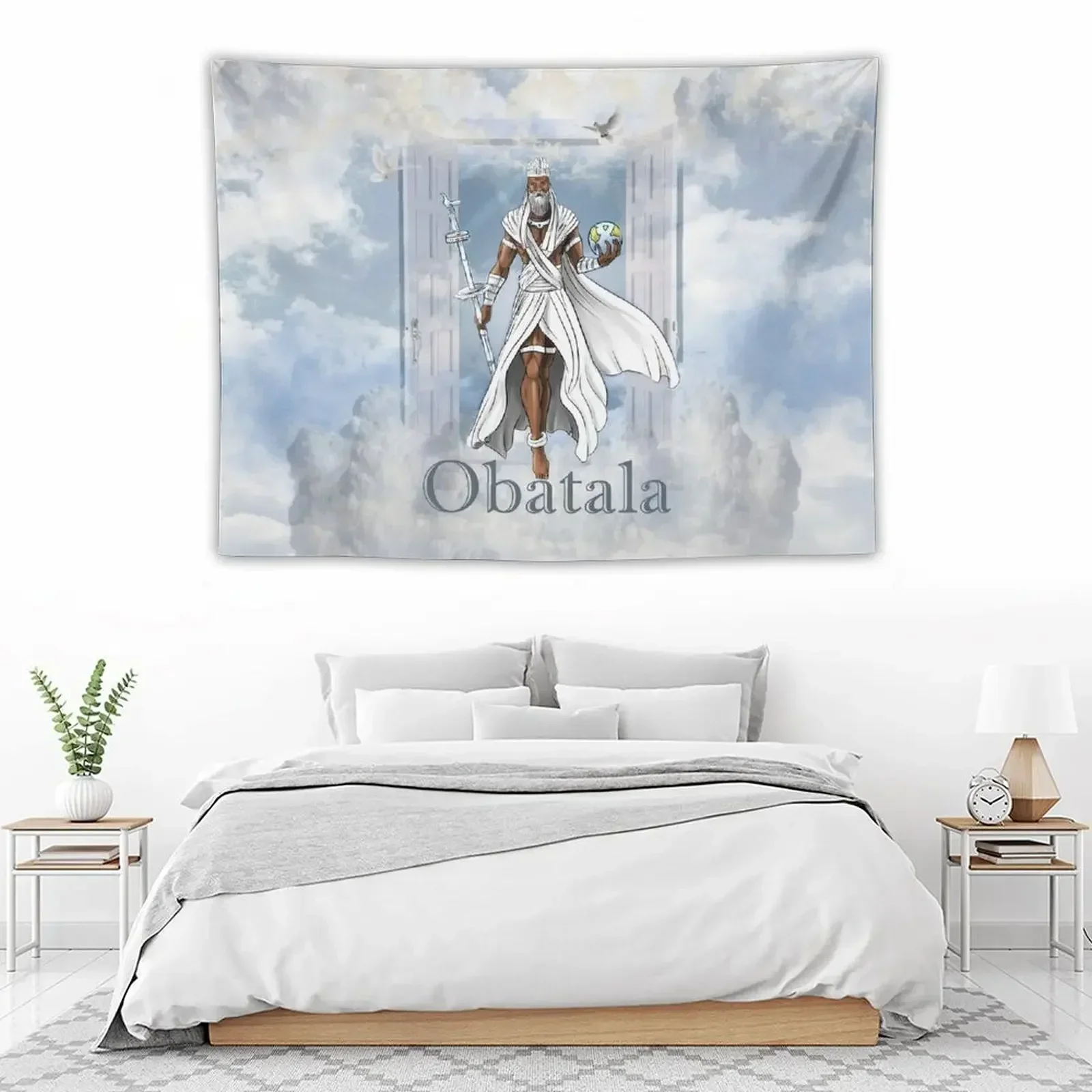 Obatala Бог творчества и мудрости в гобелере йорба пантеона аксессуары для