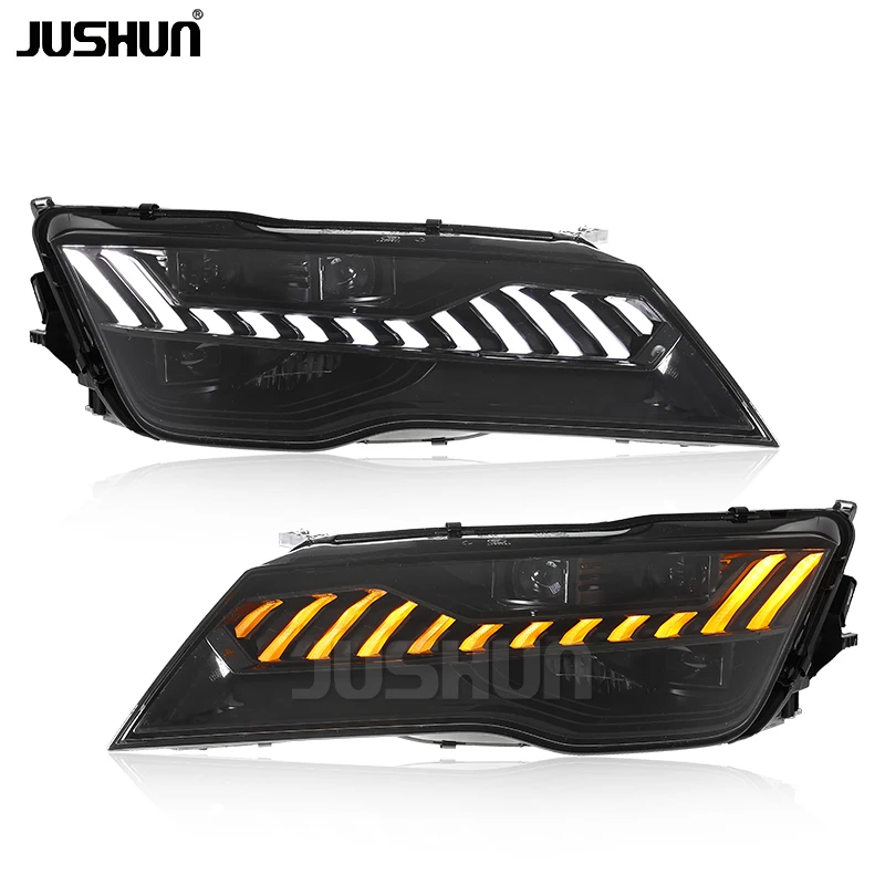 Фото JUSHUN Подходит для моделей A7 RS7 2011-2014 годов: Модификация фар, светодиодные автомобильные аксессуары, передние указатели поворота №3