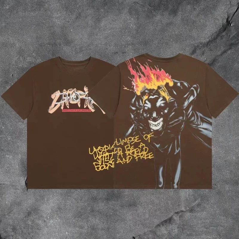 Футболка Cactus Jack коричневая