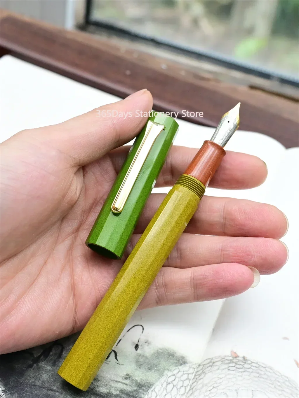 Набор перьевых ручек ручной работы из твердой резины с двенадцатью Сторонами для