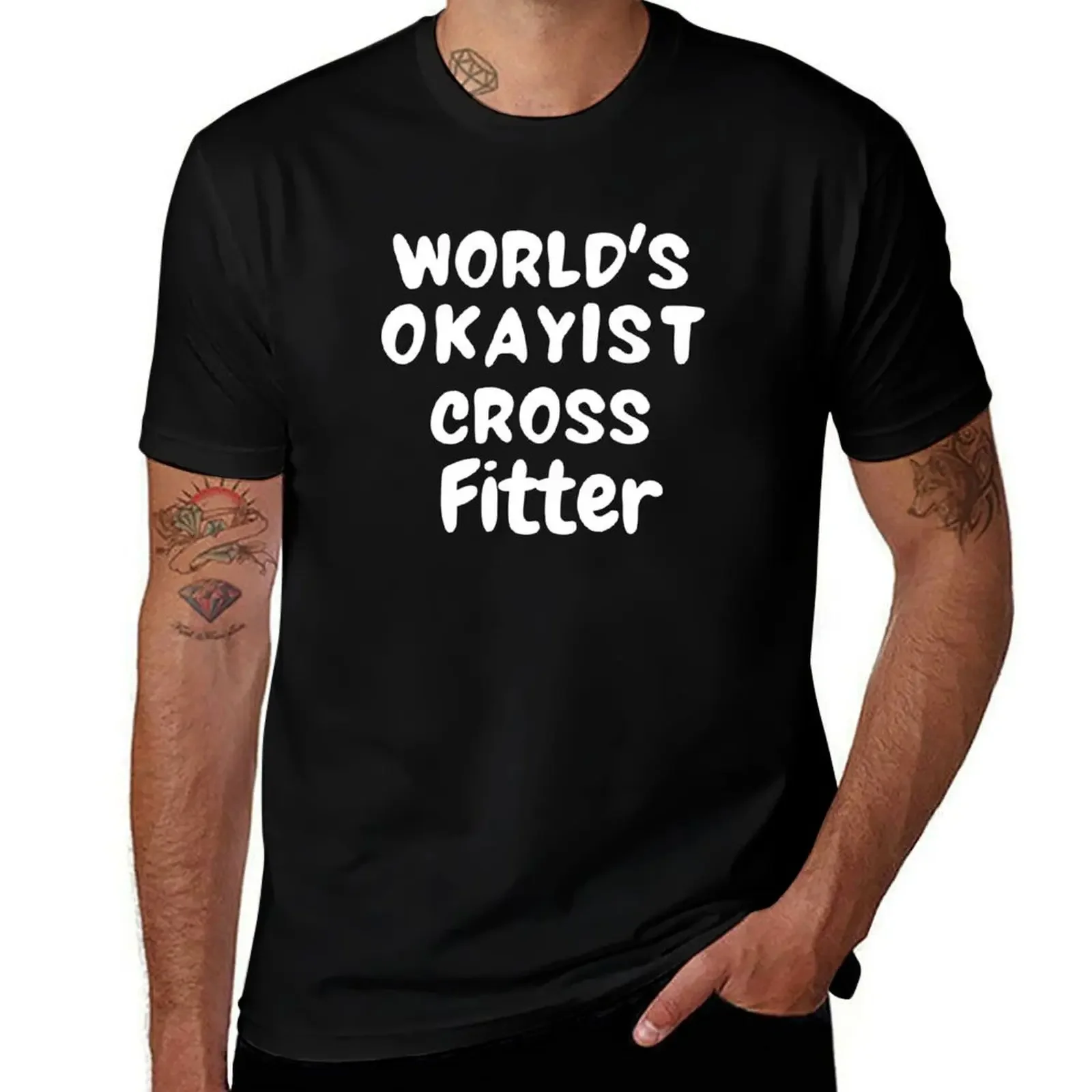 Футболка Worlds Okayest Crossfitter