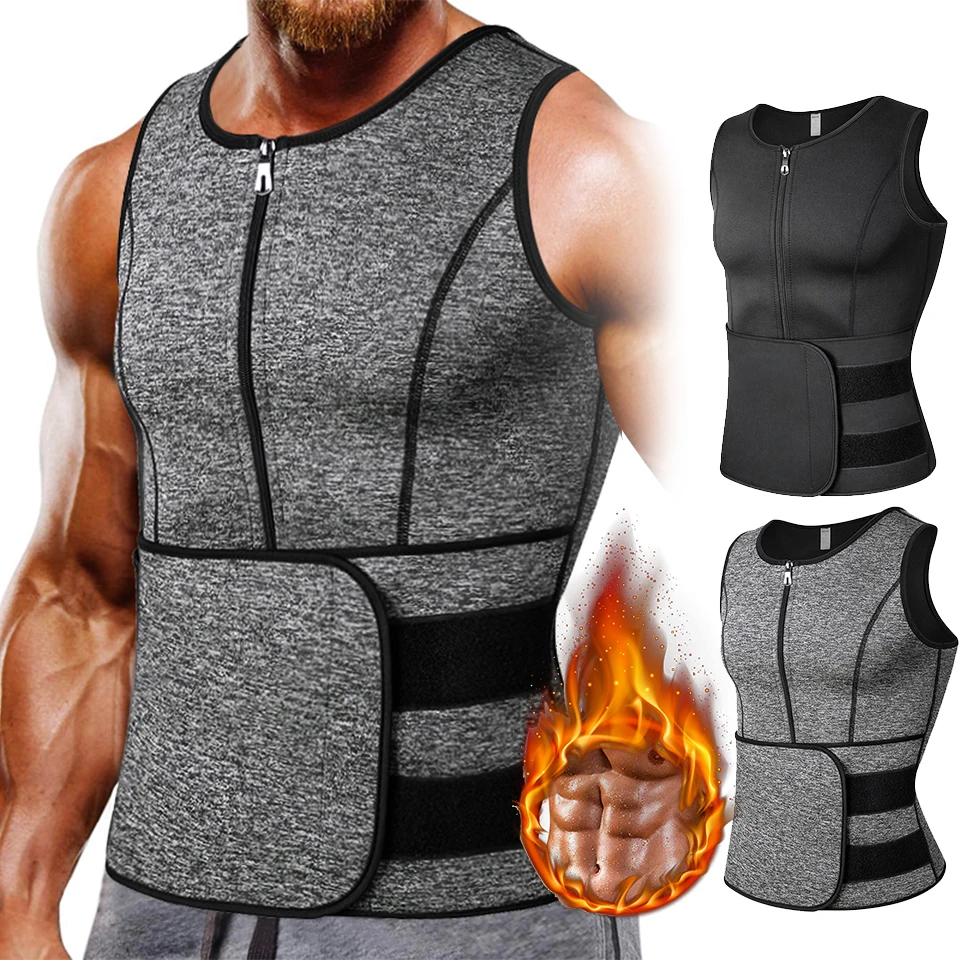 

Shaper Undershirt Loss Shirt Weight Trainer Tight Tummy For Slimming Control Waist Body Tank Girdle Men Top Corset Compression