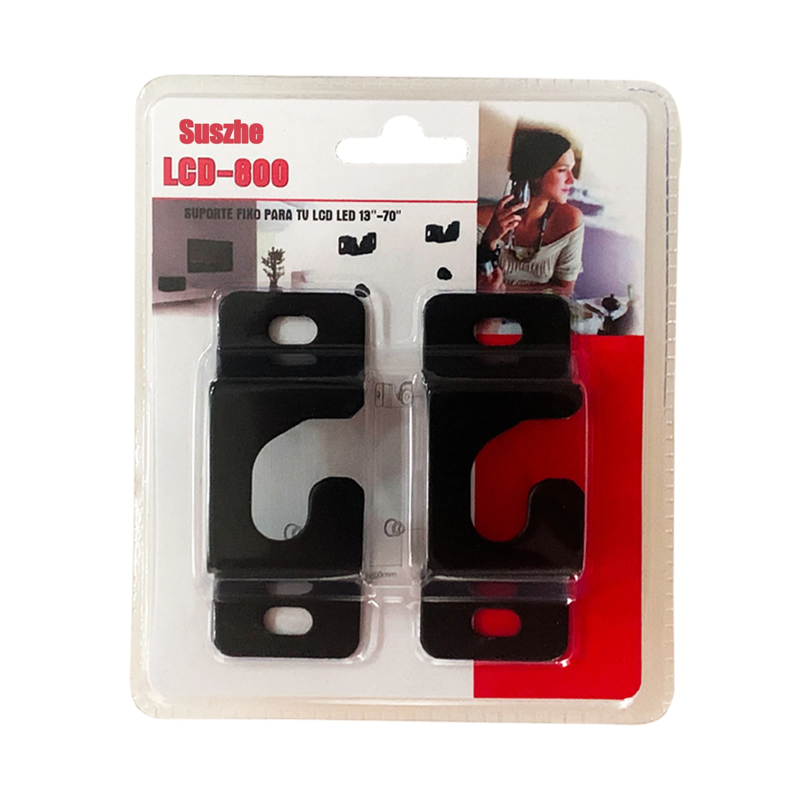 Настенное крепление для телевизора Suszhe фиксированное настенное от 13 до 70 дюймов