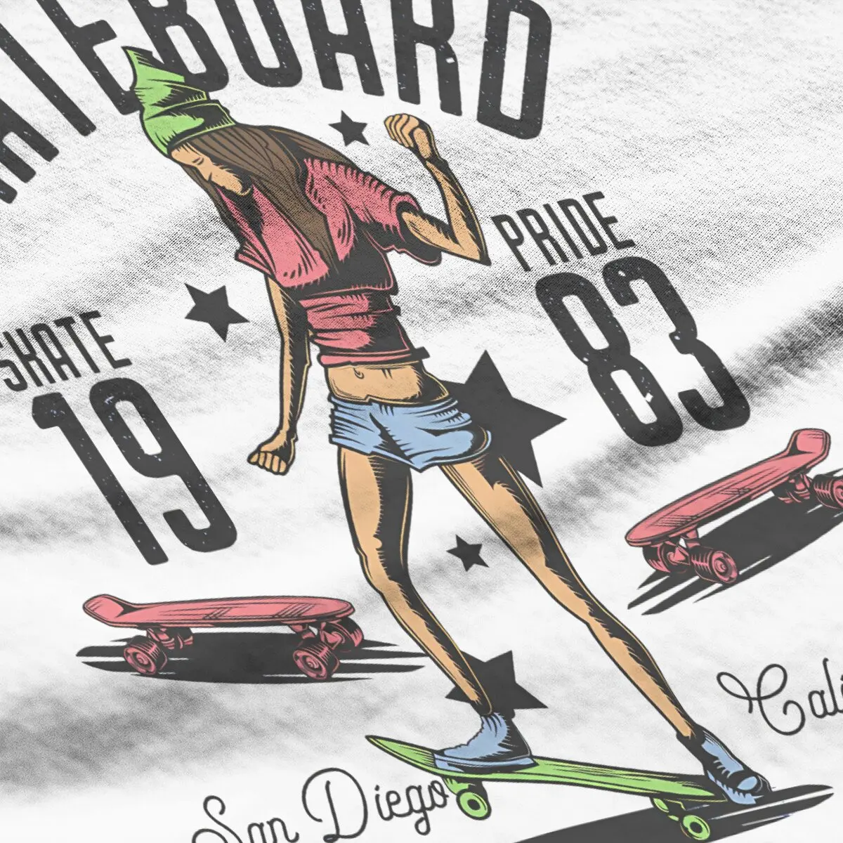 Хипстерские футболки из полиэстера для скейтборда девушки мамы Харадзюку топы с