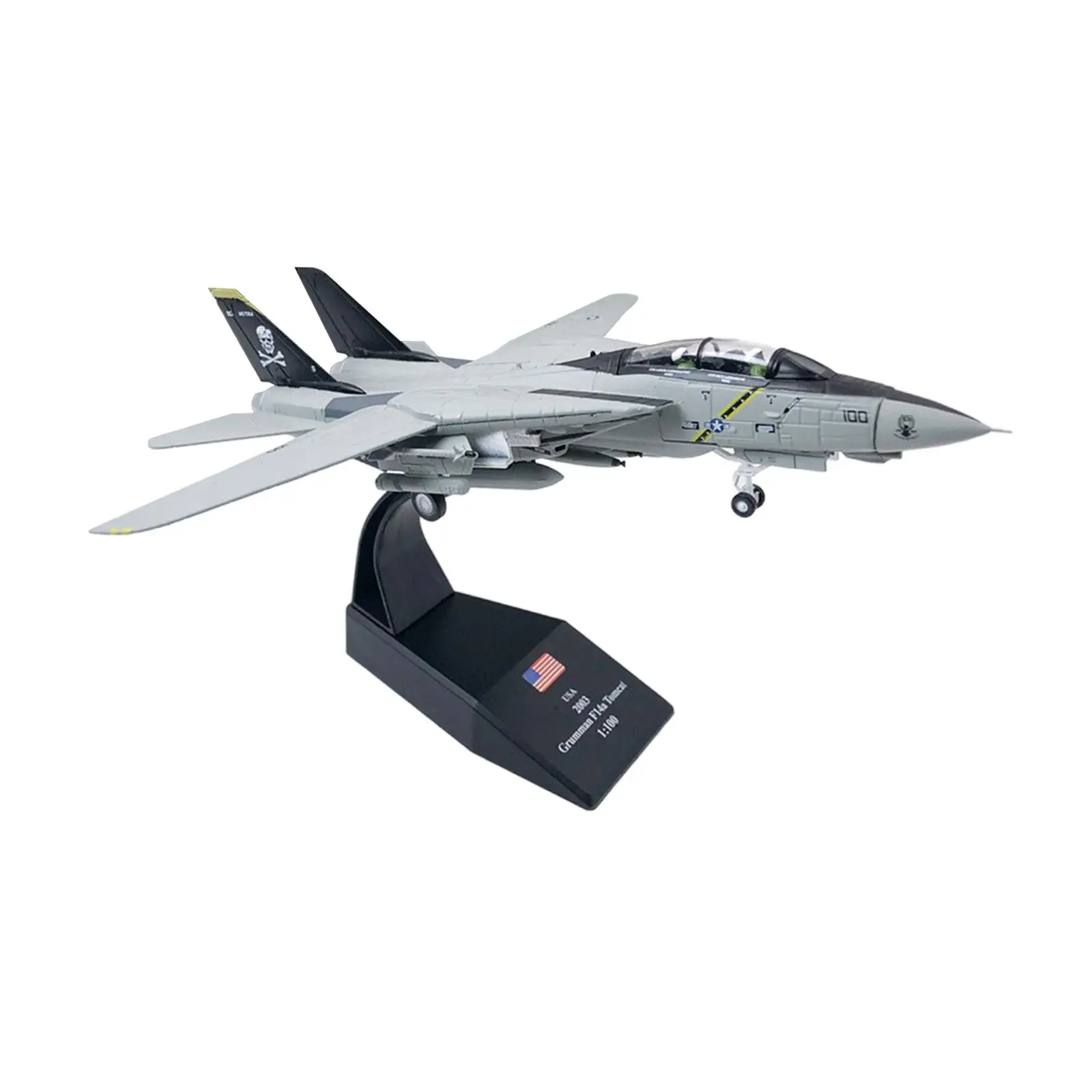 

1:100 Simulation Diecast F14 Fighter Planes Collection Alloy Aircraft Model for Home Toy Decoration Ornament Birthday Gifts