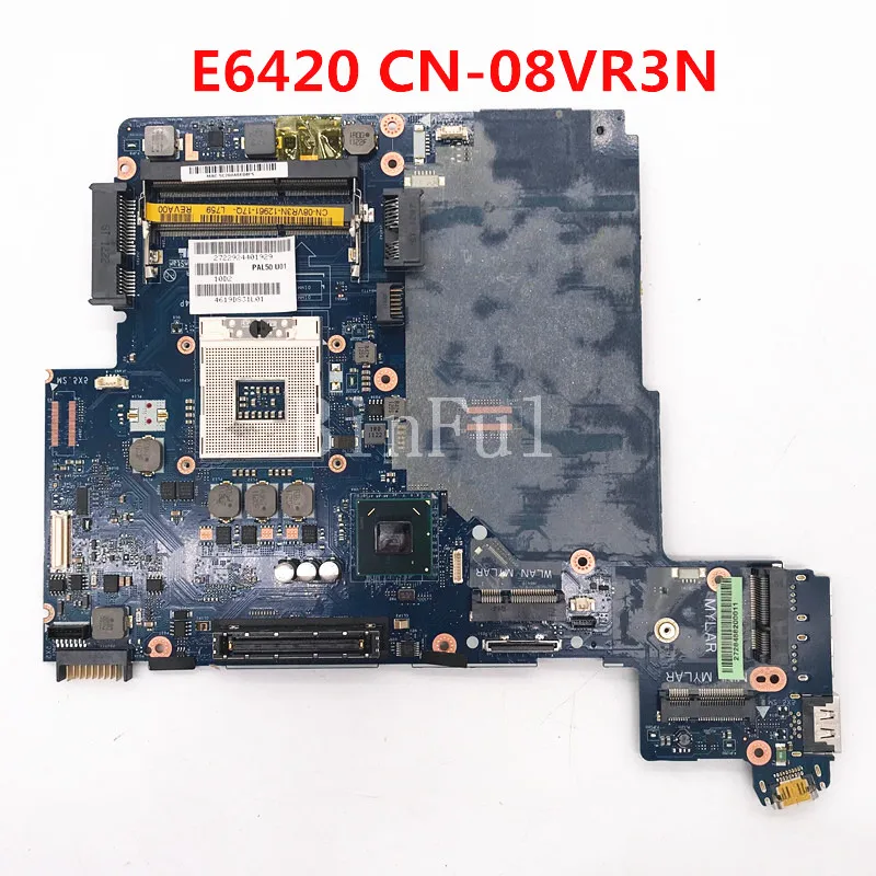 High Quality Mainboard For DELL Latitude E6420 Laptop Motherboard CN-08VR3N 08VR3N 8VR3N PAL50 LA-6594P 100% Full Working Well