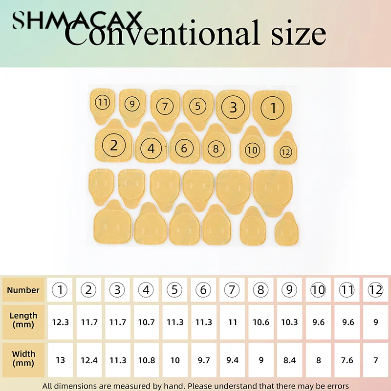 240 шт. водостойкие двусторонние наклейки-ленты для маникюра