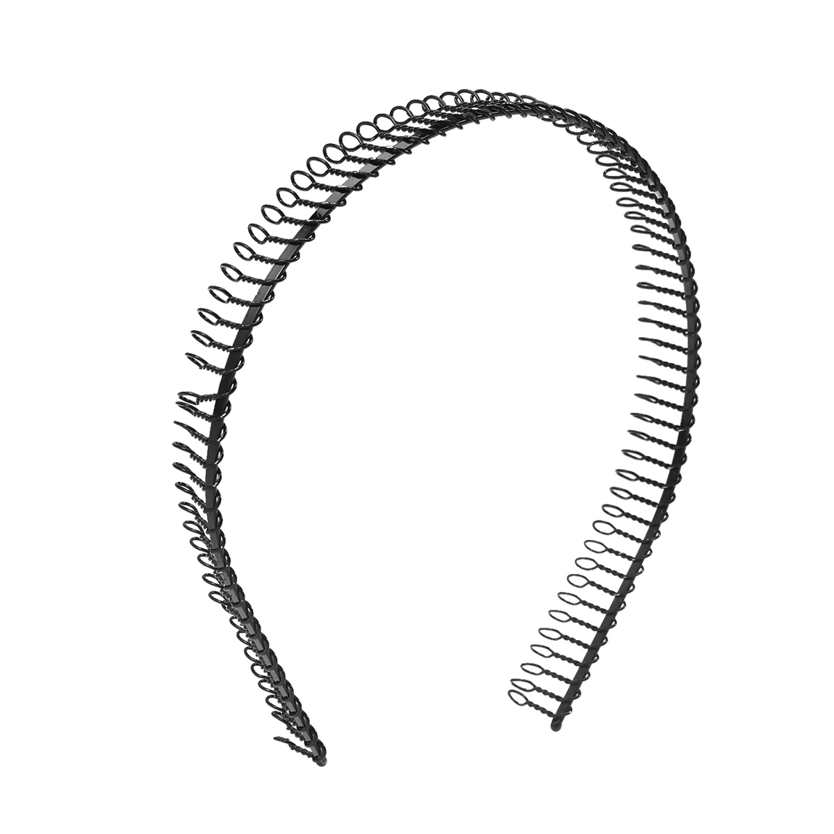 

Hair Band Hair Bands Men Athletic Headbands Toothed Fashion Headbands Metal Teeth Comb