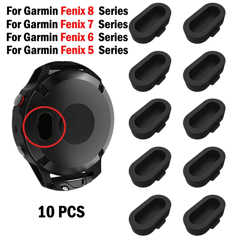 Фото Пылезащитная крышка для Garmin Fenix 8 E 7 7X 6 6X Pro 5X Epix Pro Gen2, аксессуары, 10 шт., заглушка датчика, пылезащитная крышка №1