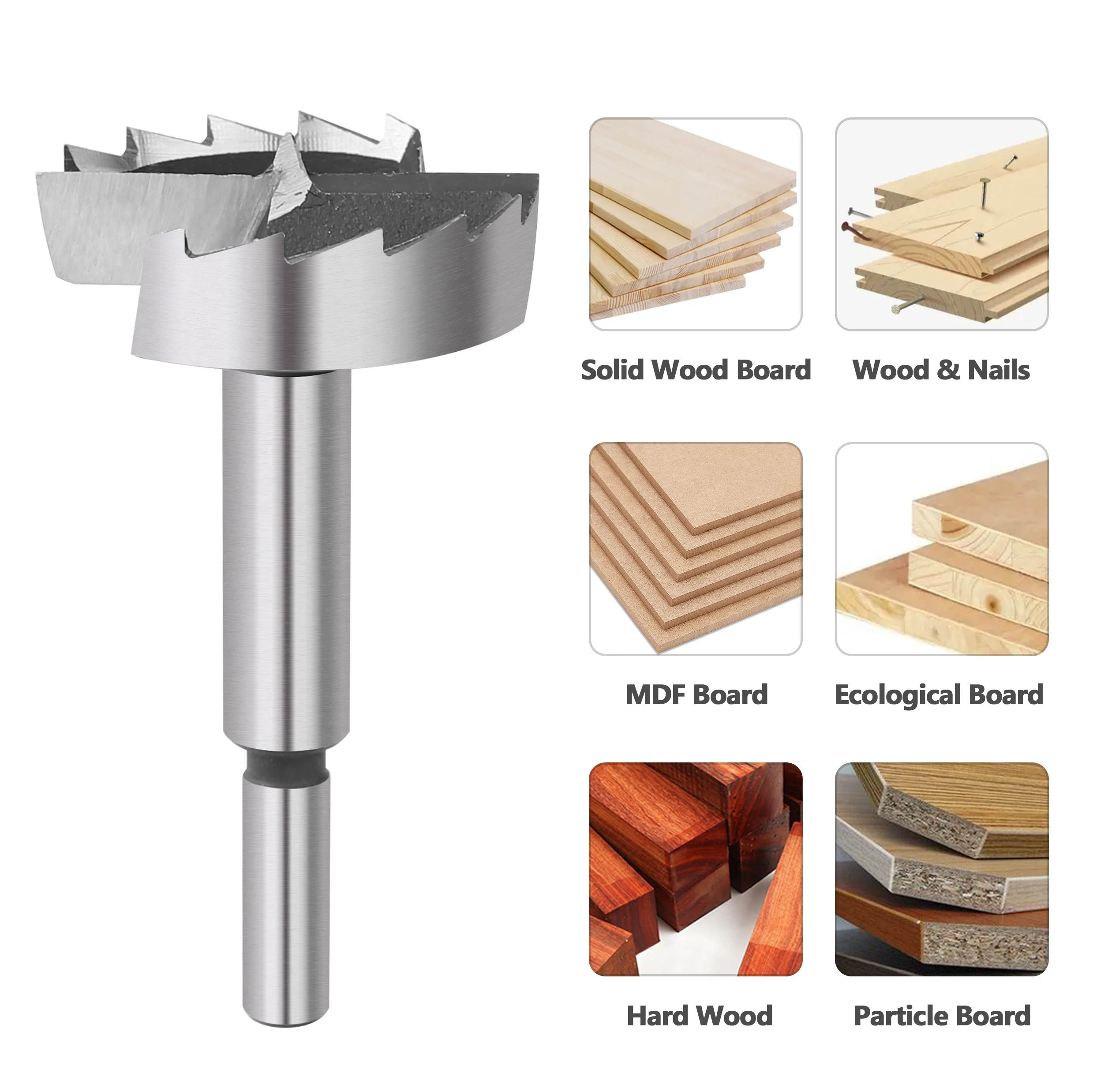 Бесплатная доставка 1 шт. 6 мм-100 мм Деревообрабатывающие инструменты форстнера