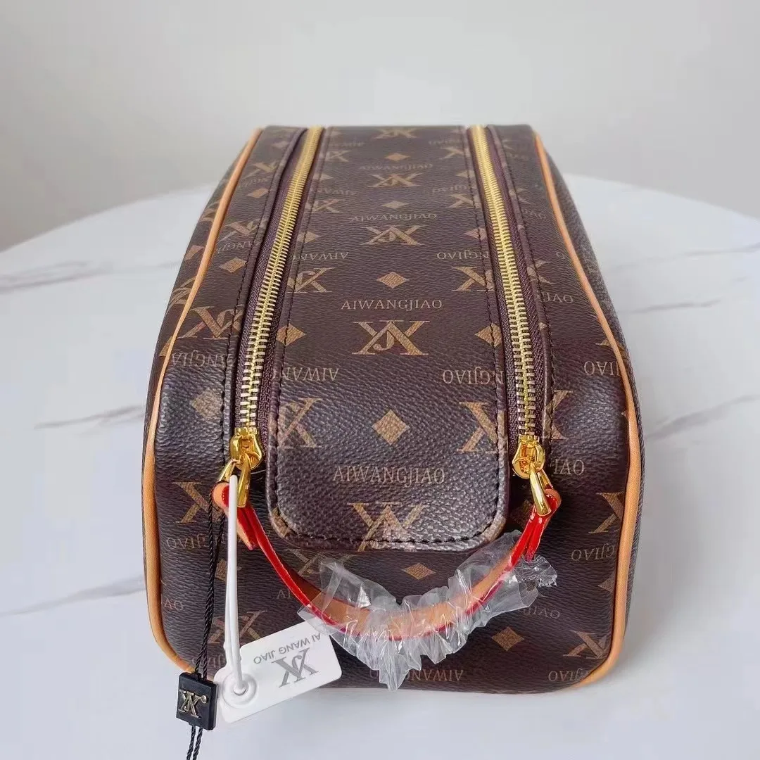 Женская сумка для макияжа с изображением старого цветка новый стиль