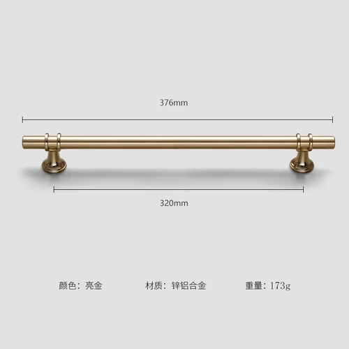 

Ручки для шкафов Diana's-Hardware золотые