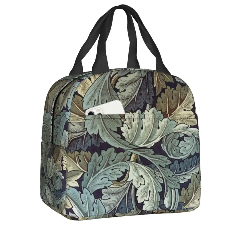 

Acanthus от Вильяма Морриса Портативный Ланч-бокс для женщин герметичный текстильный термоохладитель пищевой изолированный Ланч-бокс для офис...