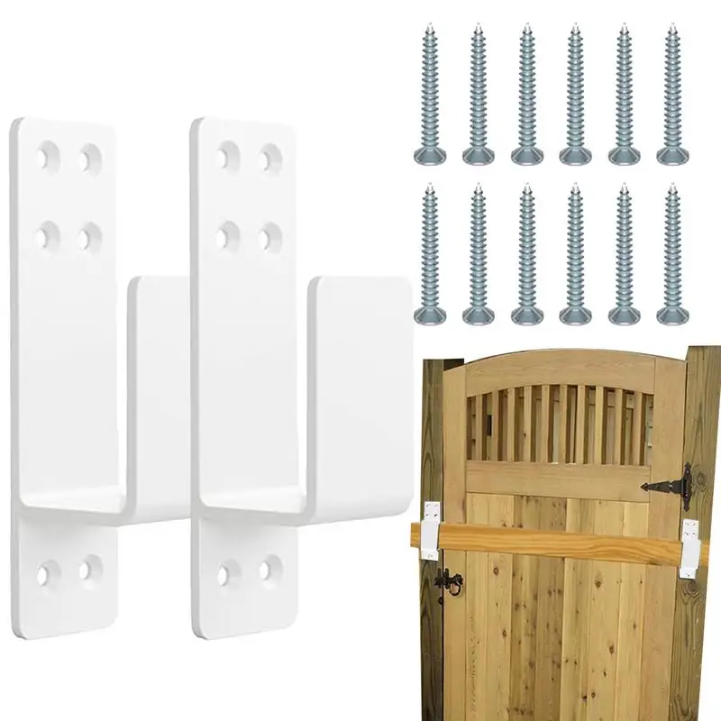 2x4 дверные кронштейны 2 шт. толщина держатель с открытым стержнем стальной