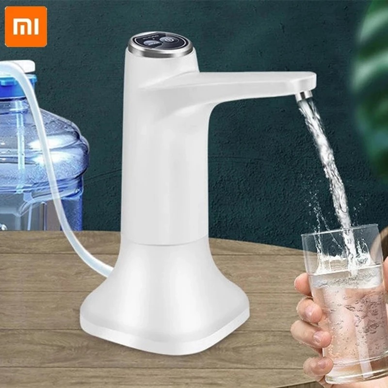 

Xiaomi Electric Water Bottle Pump with Base USB Water Dispenser Portable Automatic Water Pump Bucket Bottle Dispenser