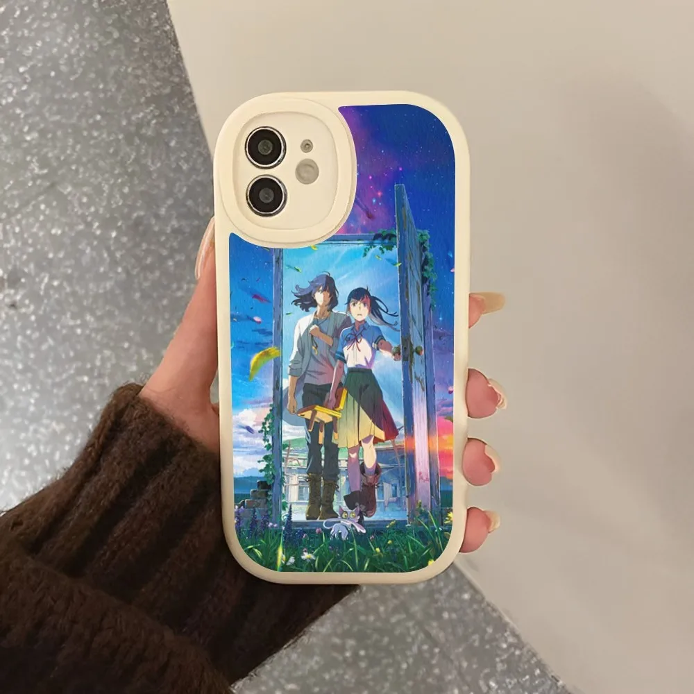 Suzume Anime Phone Case Hard Leather For iPhone 14 13 12 Mini 11 14 Pro Max Xs X Xr 7 8 Plus 6 6s