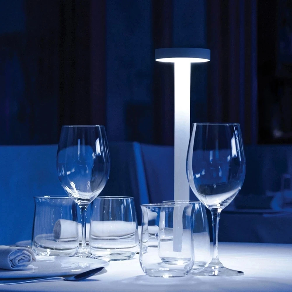 

Беспроводная барная лампа, настольная Ночная Сенсорная лампа, прикроватная лампа, настольное украшение для ресторана, индукционный стол, перезаряжаемый беспроводной кофейный столик