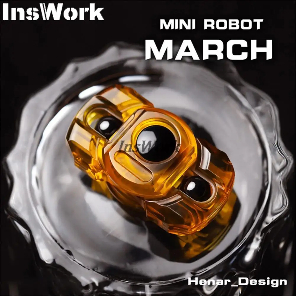 

WANWU EDC PEI Fidget Spinner Marching Robot Button Steel Ball Fingertip Gyro Decompression Metal Toys