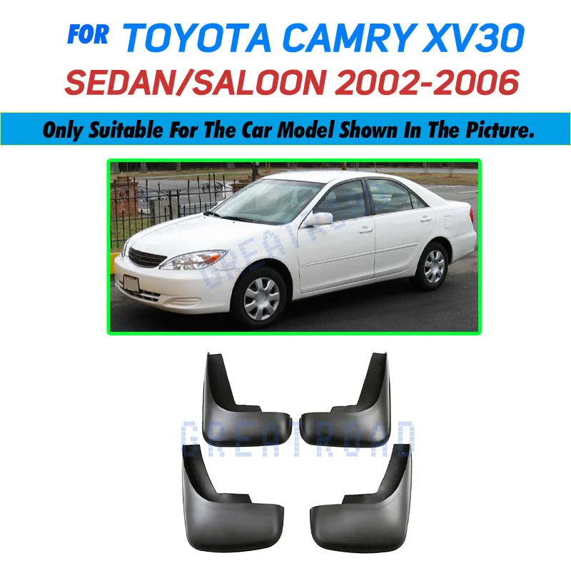 

Передний и задний автомобильный брызговик для Toyota Camry XV30 XV 30 2002-2006, брызговики на крыло, аксессуары для брызговиков 2003 04 05