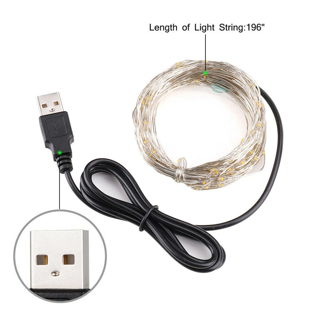 

Светодиодная USB-гирлянда с дистанционным управлением