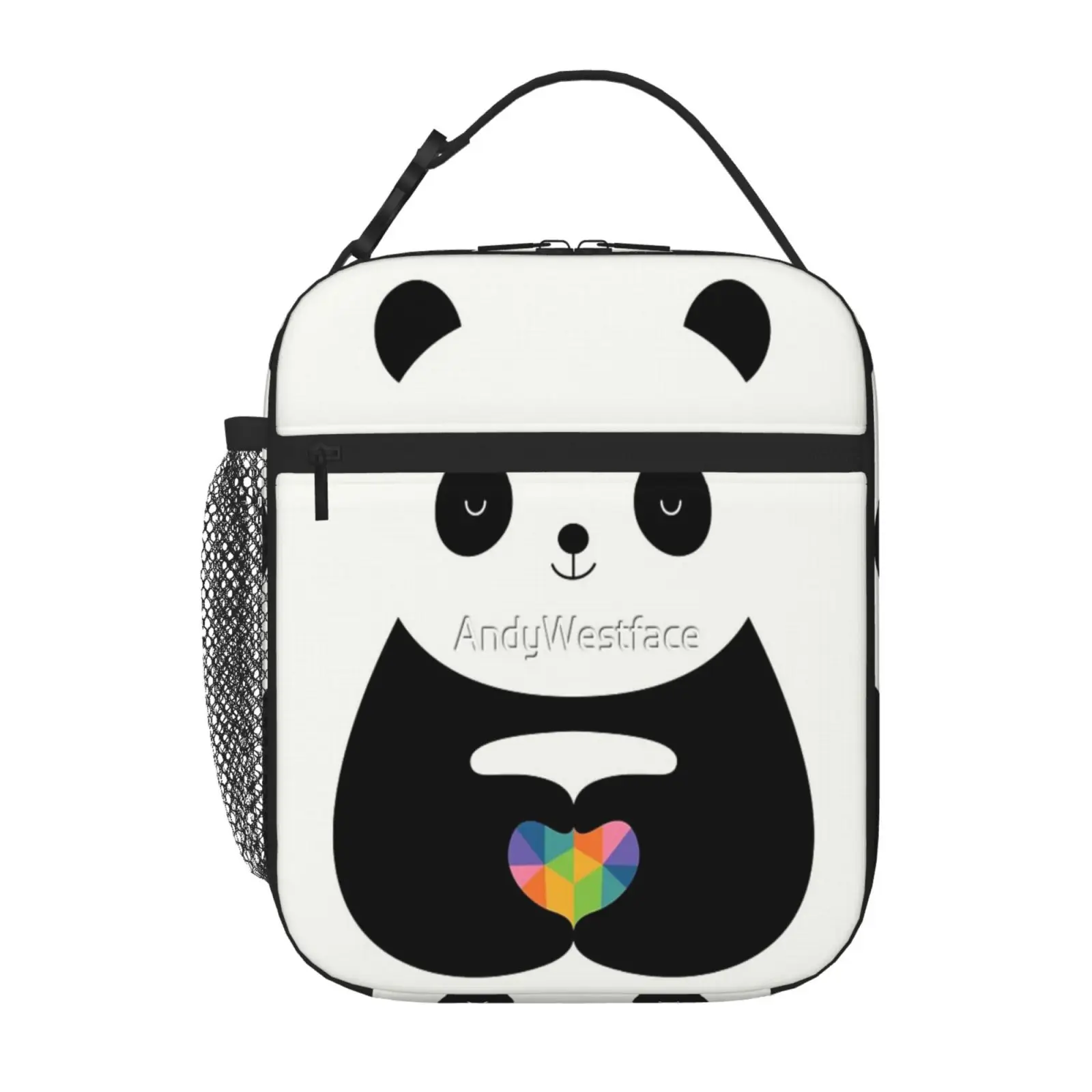 

Panda Love Thermal Lunch Bag Insulated Bag School Lunch Bag Small Thermal Bag