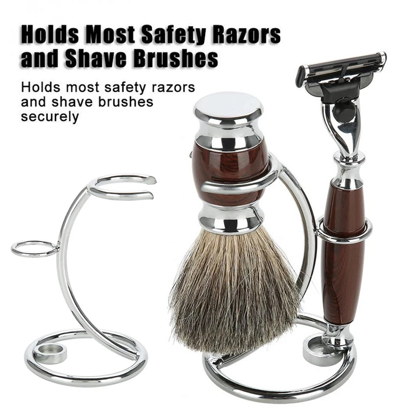 

Men Stand Portable Lightweight Easy Install For Use Handy Durable Home Holder Shaver Bracket for Home Bathroom Shaving Brush