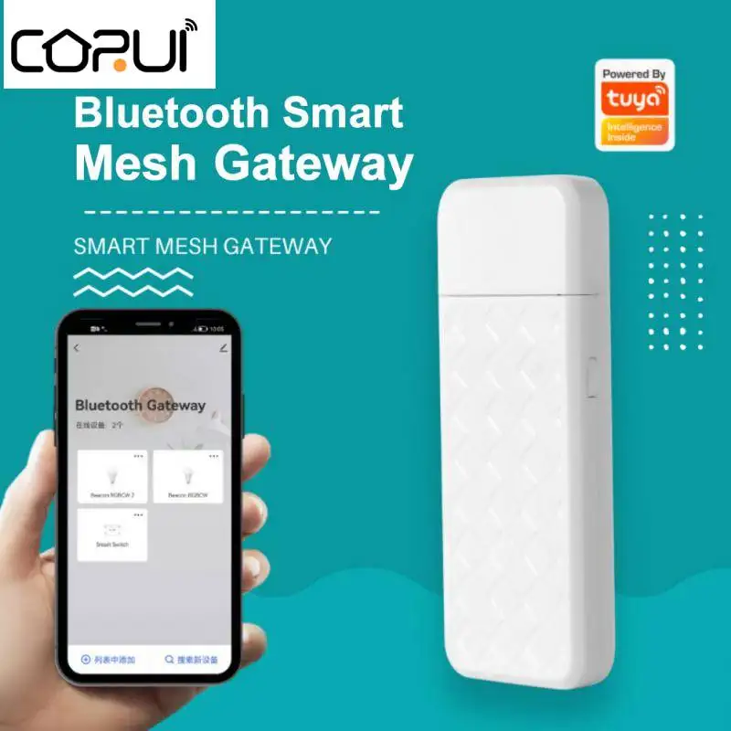 

CoRui Tuya Smart USB беспроводной шлюз Bluetooth сетчатый шлюз Bluetooth совместимый шлюз Tuya Smart Life APP дистанционное управление