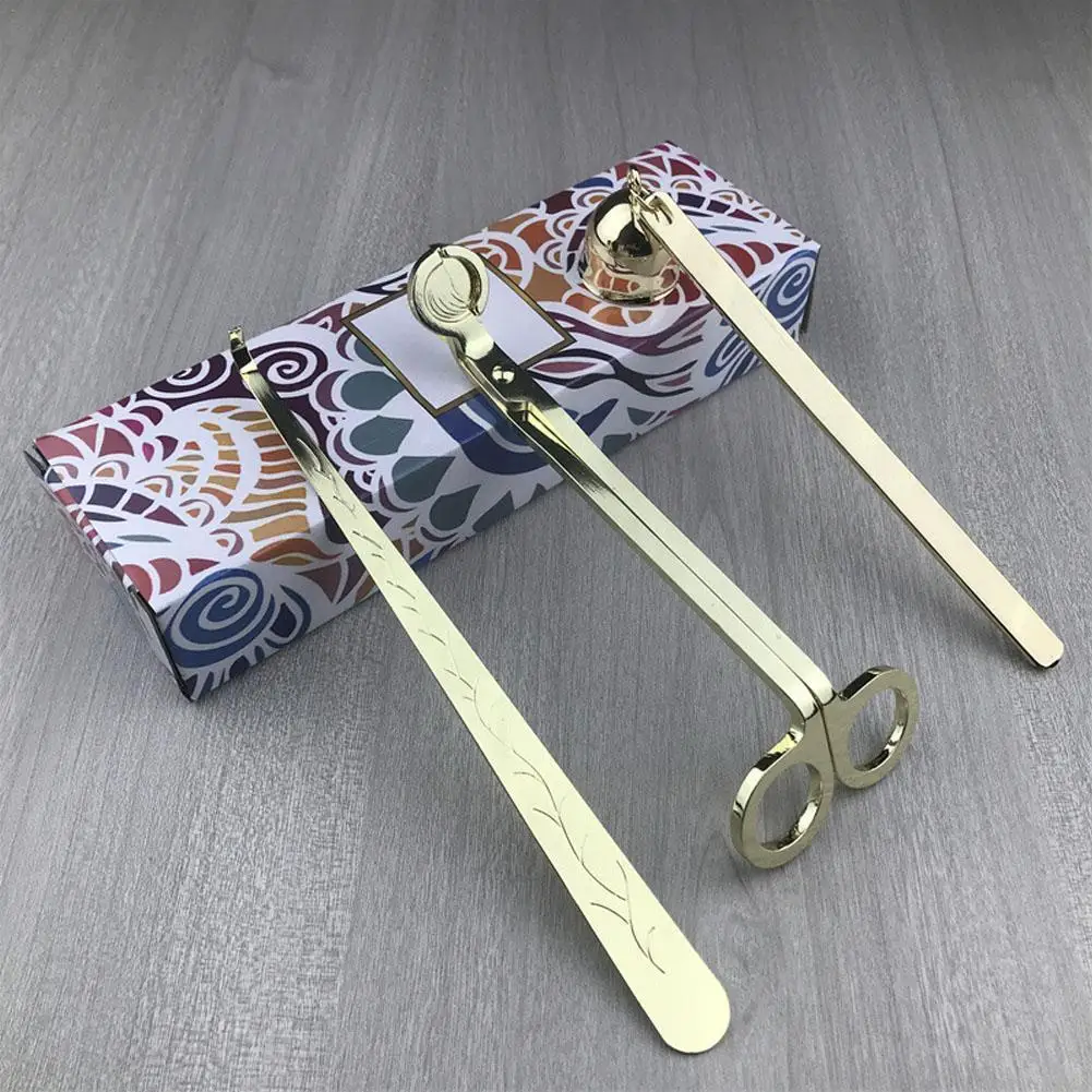 3 In 1 Candle Accessory Set Candle Wick Trimmer Wick Dipper Candle Snuffer Extinguisher Candle Care Kit For Candle Lover Gi I1d8