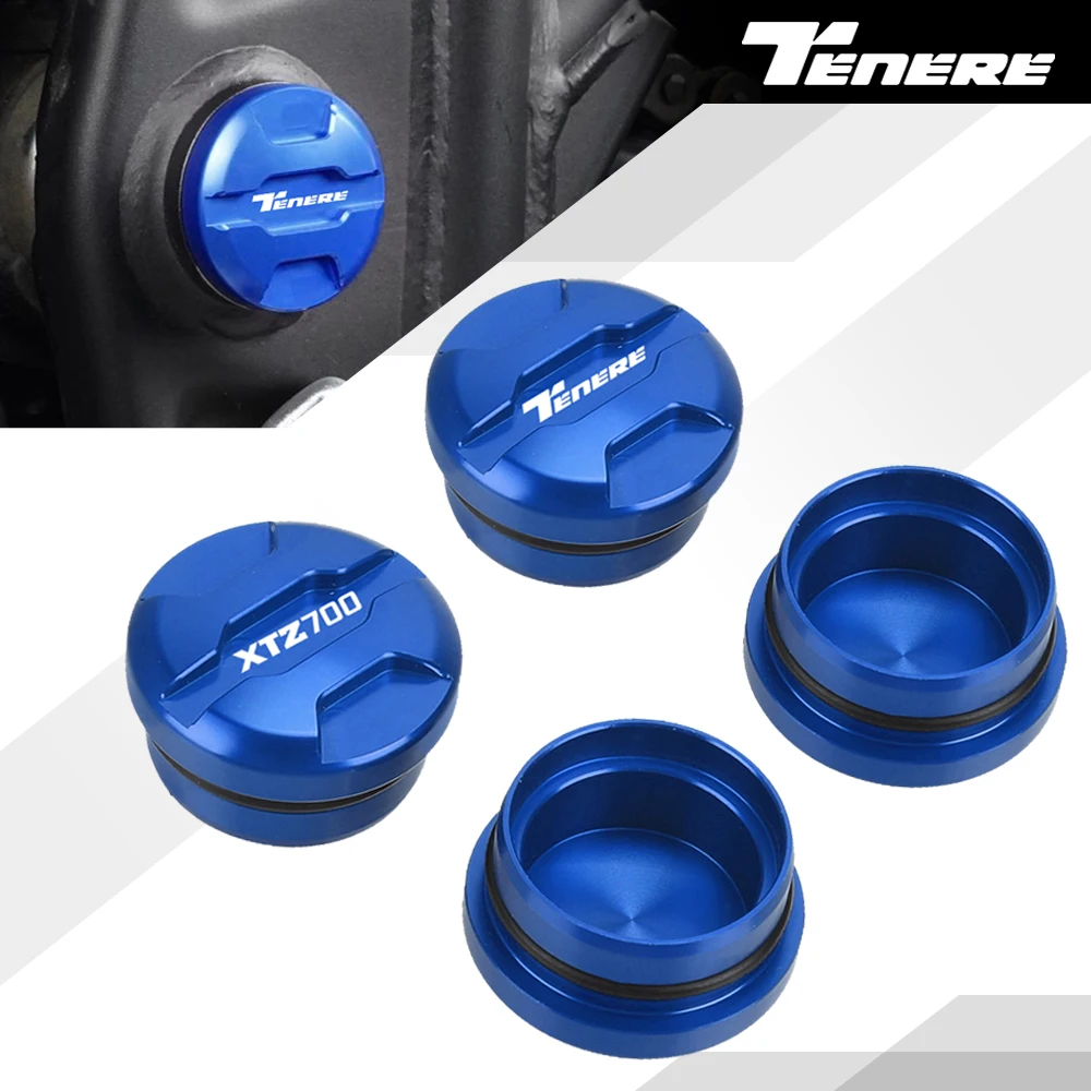 

For Yamaha Tenere 700 T7 XTZ 700 RALLY EDITION 2019-2023 Motorcycle Frame Hole Cover Caps Plug Tenere 700 World Raid 2022 2023