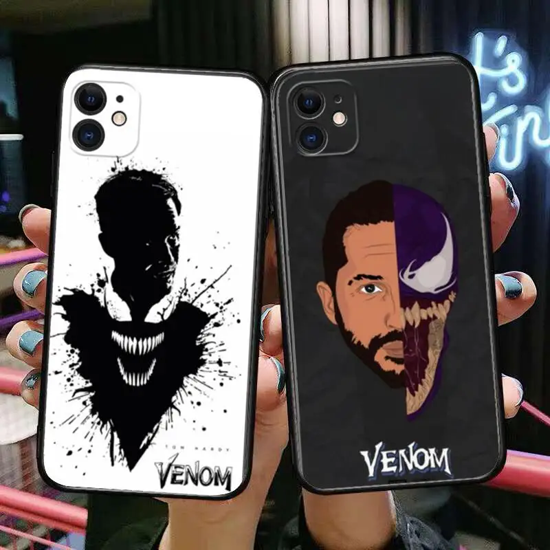 

Venom Comics Phone Cases For iphone 13 Pro Max case 12 11 Pro Max 8 PLUS 7PLUS 6S XR X XS 6 mini se mobile cell
