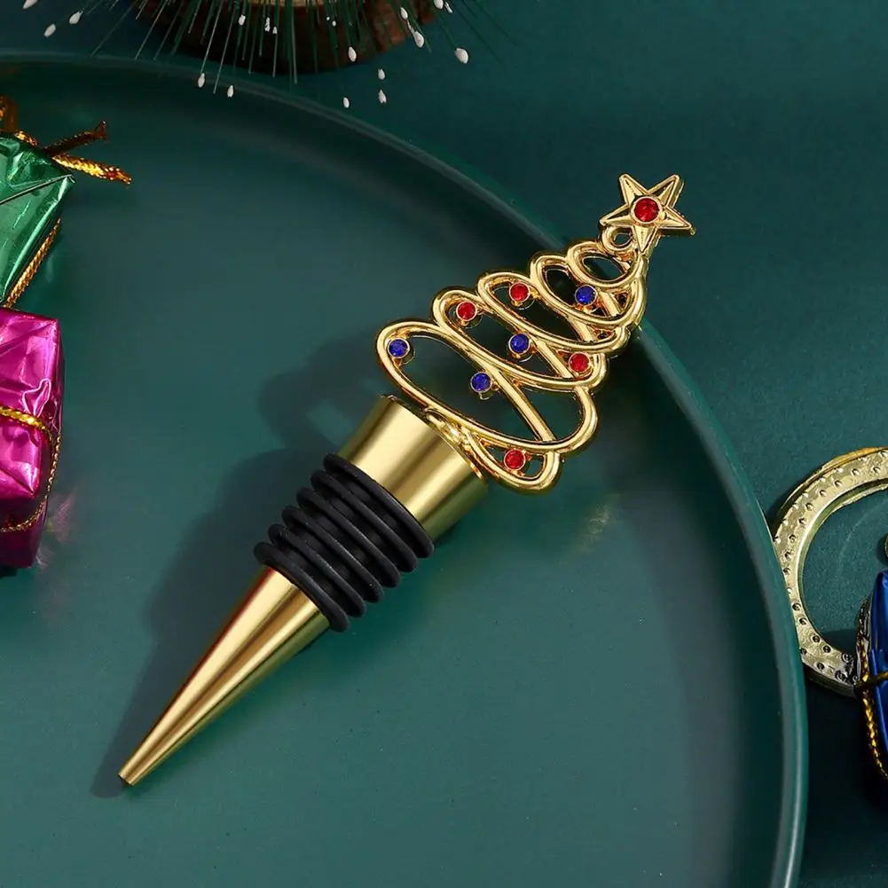 Многоразовые пробки для вина праздничная рождественская елка набор пробок