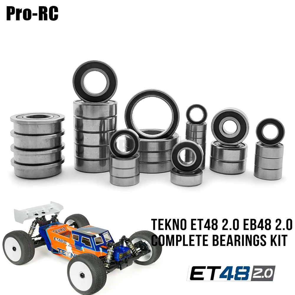 Полный комплект подшипников Tekno ET48 2,0 EB48 2,0 (35 шт.) Запчасти для радиоуправляемых автомобилей