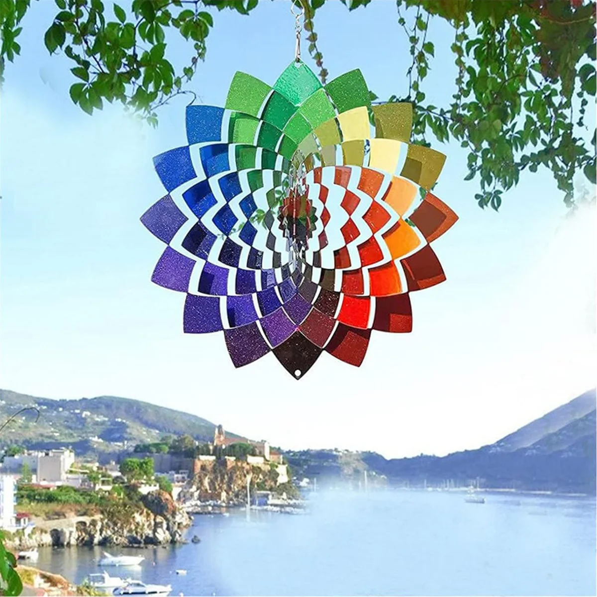 Спиннеры для ветра уличные спиннеры из нержавеющей стали цветные колокольчики