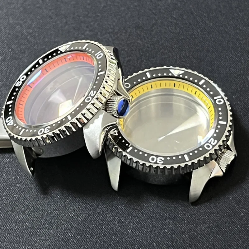 Watch Modify Parts SKX007/009 Stainless Watch Case Sapphire Ceramic Bezel 200m Water Resistant Fit NH35/36 Movement enlarge