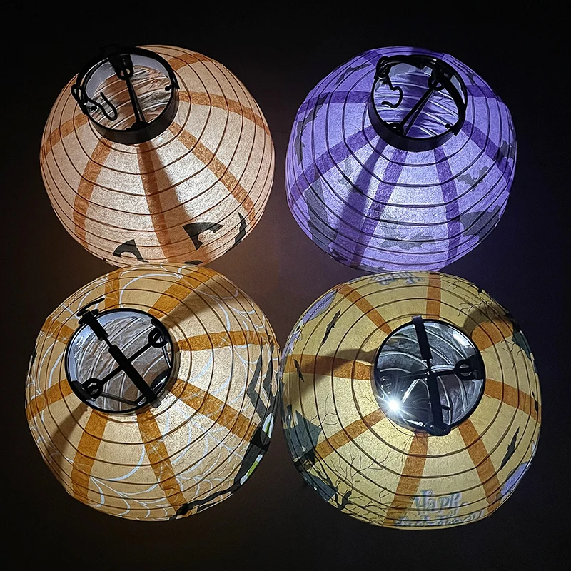

1/2Pcs Printed Halloween Paper Lanterns Ball for Halloween Party Hanging Lanterns Lamp Home Decor Gifts DIY Decorative Lampion