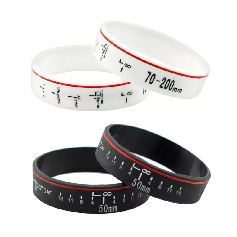 Fashion Silicone Camera Lens Wristband Photographer Band Bracelet for canon Camera Photo Accessories Unisex Lovers Gifts