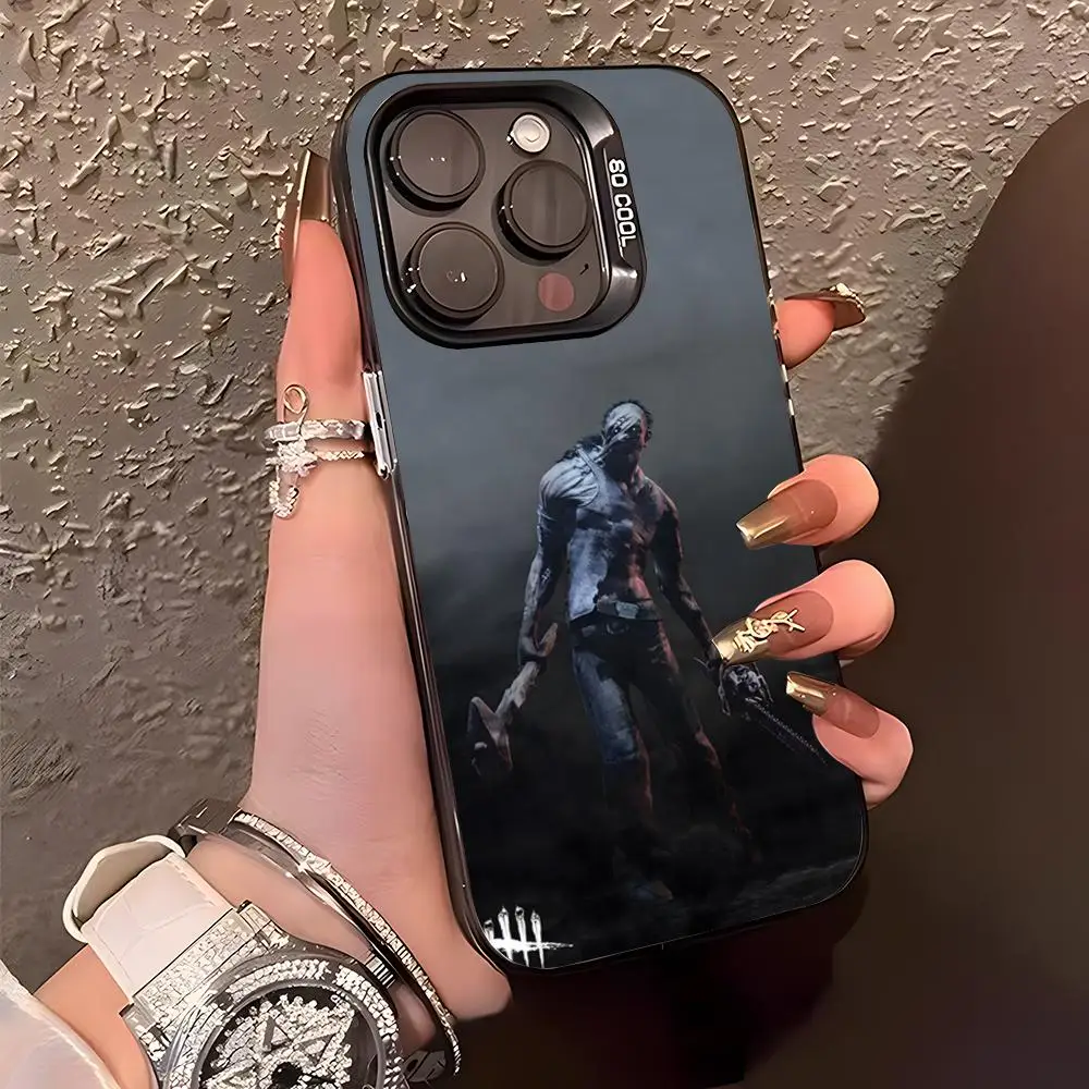 Чехол для игрового телефона D-Dead By Day Lightes для iPhone 17 Air 16 15 14 Plus 13 12 11 Pro XS Max, серебристо-черный бампер-чехол (art.: 3920dcaf6917a) - 3920dcaf6917a