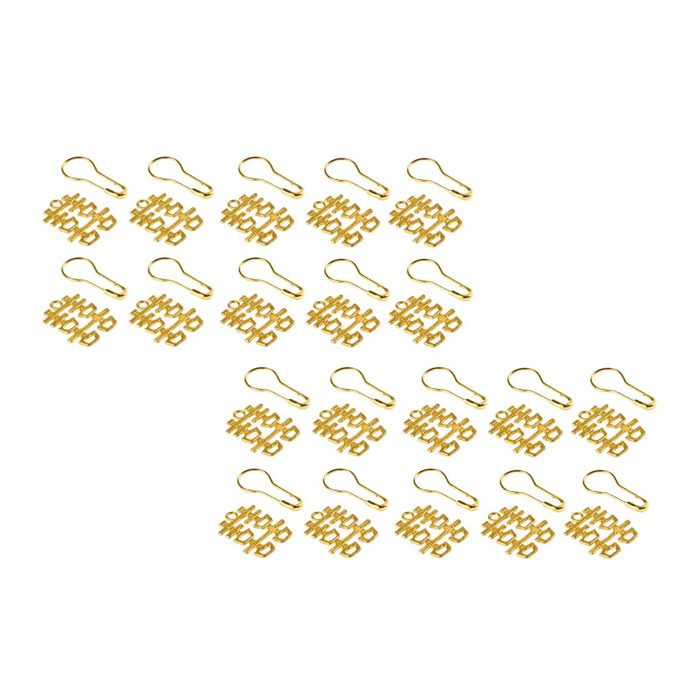 

50 Sets Festive Wedding Candy Box Ornament Double Xi Character Candy Bag Pendant