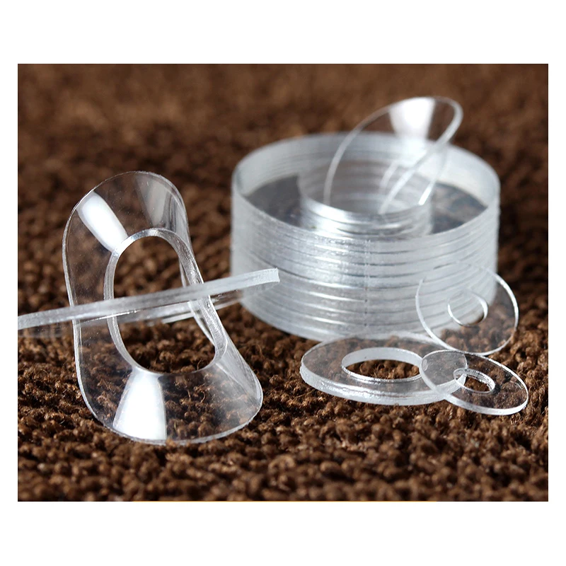 

200PCS Soft PVC Gasket M4 OD12-14MM PVC Washers Ring Insulating Elasticity Transparent Thin Flat for Screws Bolts Bead bracelet