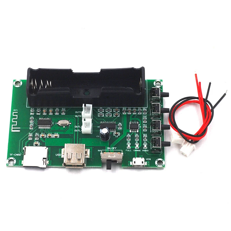 Двухканальный беспроводной цифровой Bluetooth-ресивер PAM8403 5 Вт + аудио