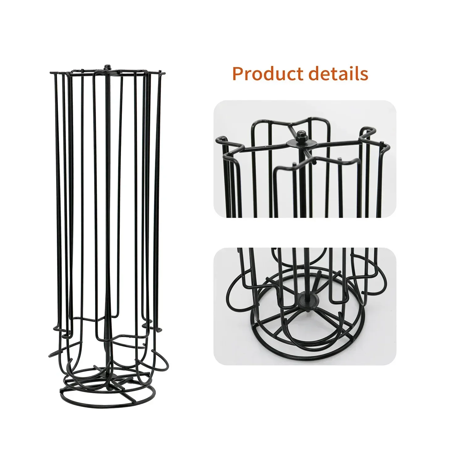 Вращающийся держатель для капсул кофе 24 чашки стойка Dolce Gusto из нержавеющей стали