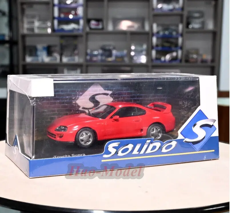 Solido 1/43 для TOYOTA SUPRA MK4 A80 литая под давлением модель автомобиля из сплава имитация