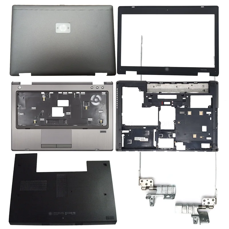 

Новая задняя крышка для ноутбука HP ProBook 6460B 6465B 6470B 6475B/передняя рамка/петли/Упор для рук/Нижняя крышка двери