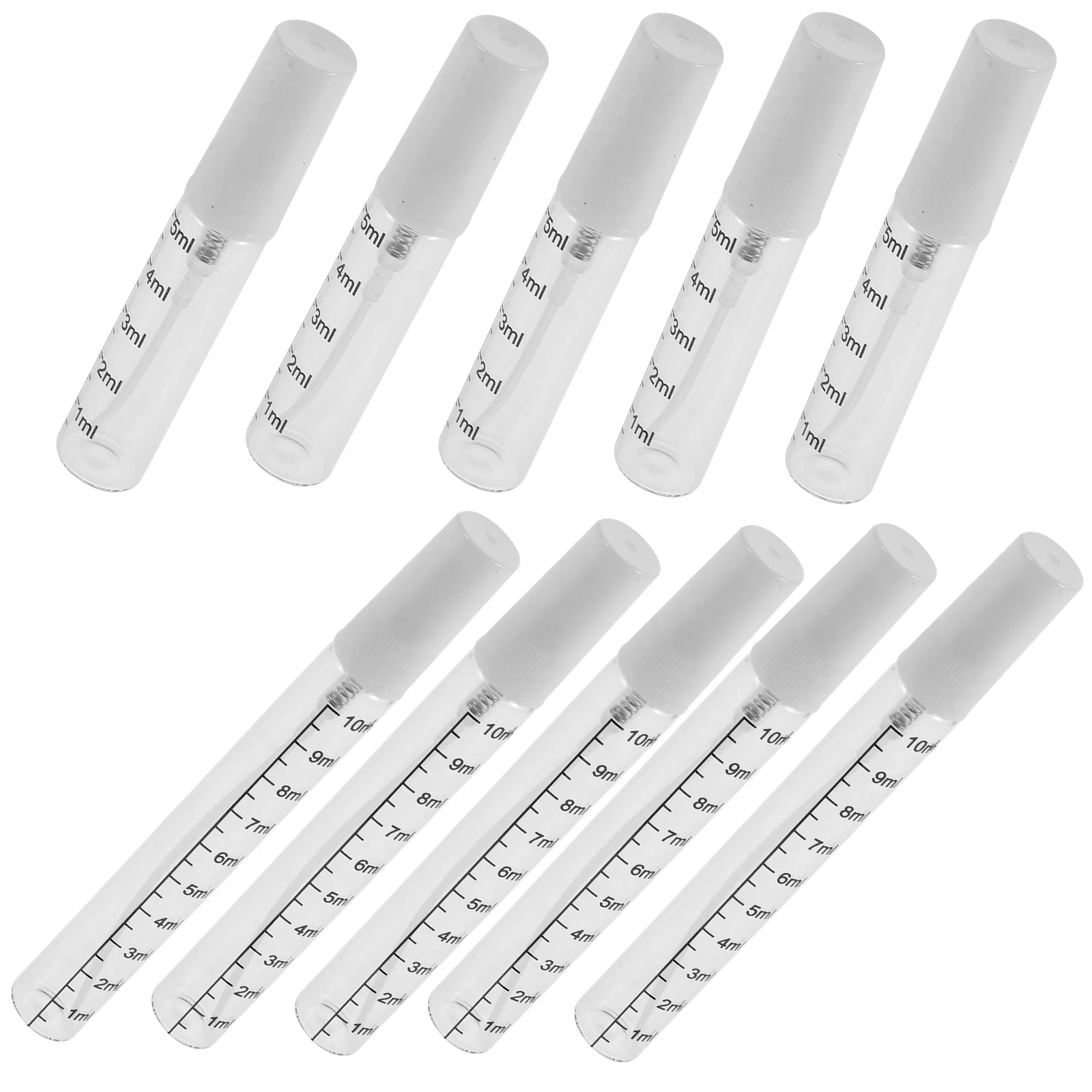 10 шт. мини-распылитель стеклянный портативный дорожный флакон тонкий туман 5 мл