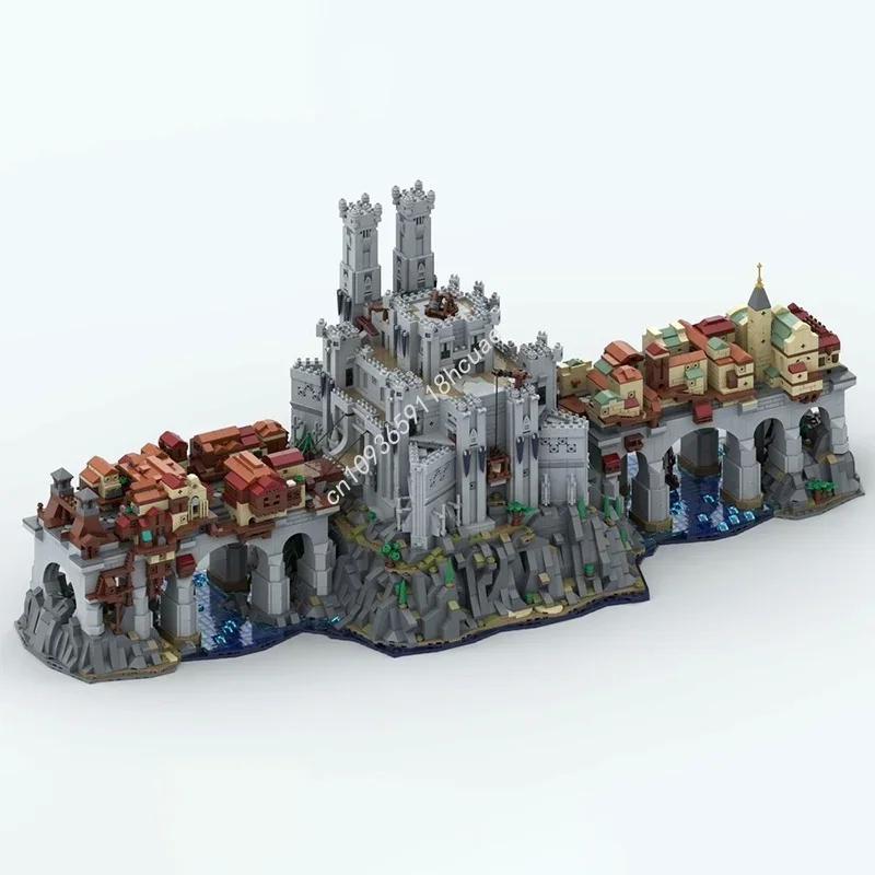 9530 шт. MOC Wyrm S Crossing Baldurs Gate 3 Архитектурная модель Рождественский подарок Строительные игрушечные блоки Сборка DIY Идея Кирпич Дети (art.: 3920d45891802) - 3920d45891802