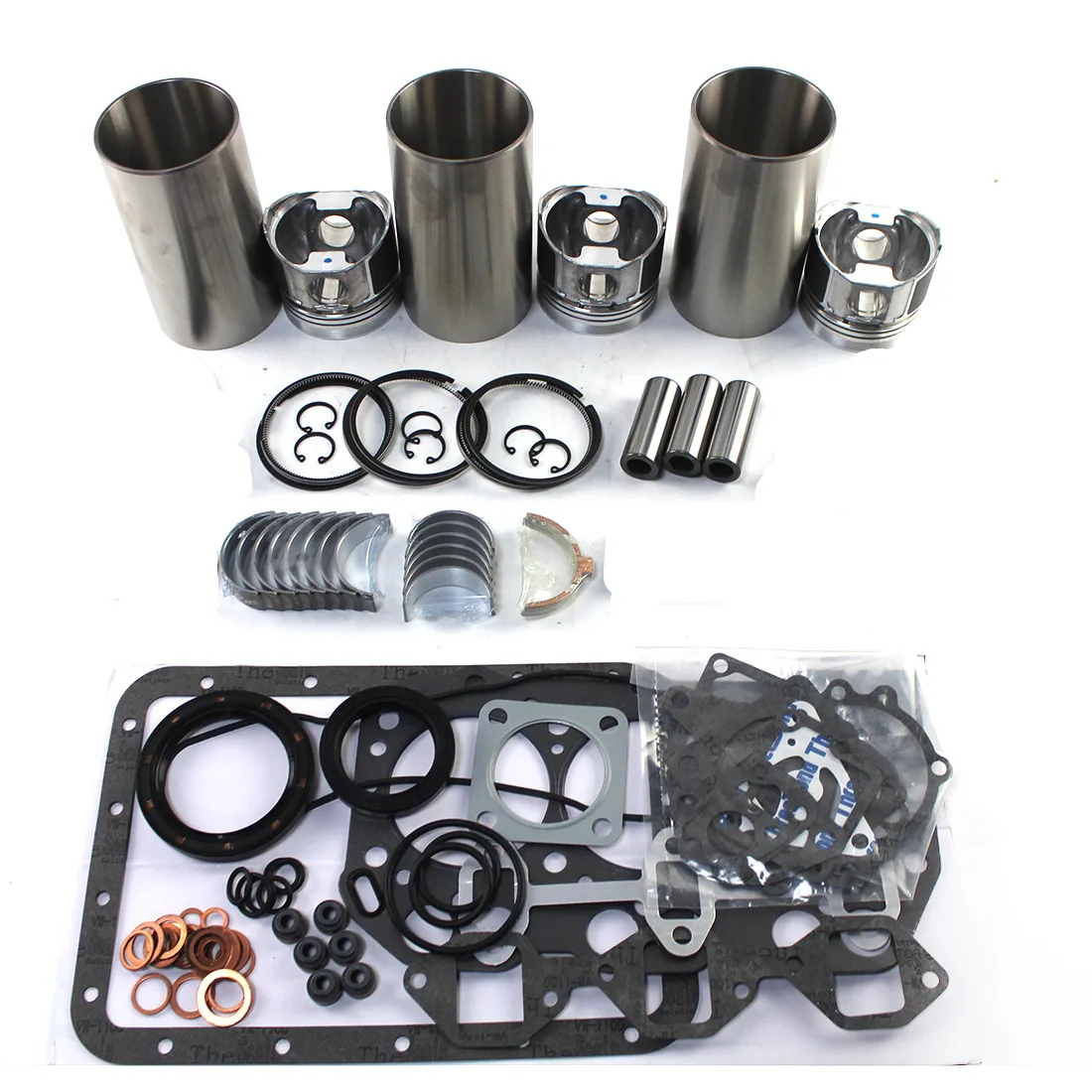 

3TNA72 3TNA72L Engine Overhaul Rebuild Kit STD Bearings for Yanmar Kobelco SK15SR Excavator Replace Parts